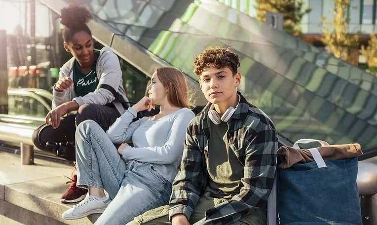 Image of Kids Hanging Out